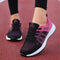 Women Casual Shoes Fashion Breathable Walking Mesh Lace Up Flat Shoes Sneakers Women 2020 Tenis Feminino Pink Black White AExp