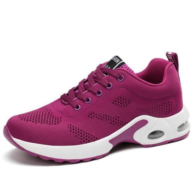 Women casual shoes four seasons Leather net woman fashion Cushion Air damping shoes-A-5-JadeMoghul Inc.