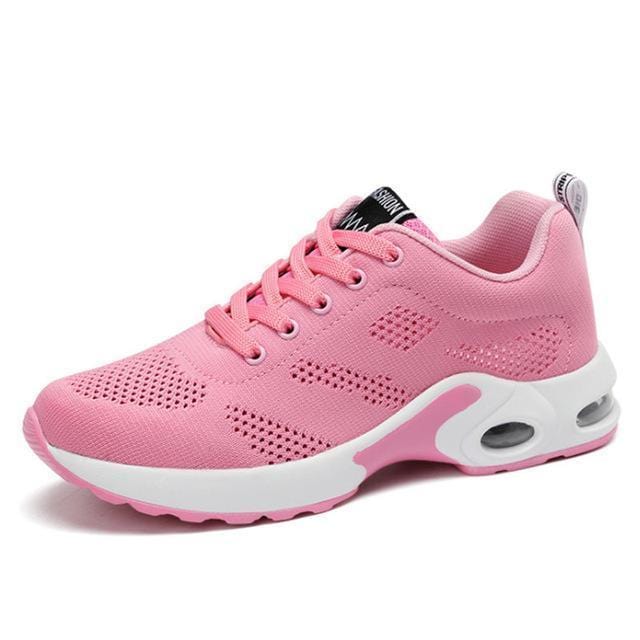 Women casual shoes four seasons Leather net woman fashion Cushion Air damping shoes-C-5-JadeMoghul Inc.