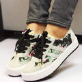 Women casual shoes printed casual shoes women canvas shoes tenis feminino 2018 new arrival fashion women sneakers JadeMoghul Inc. 