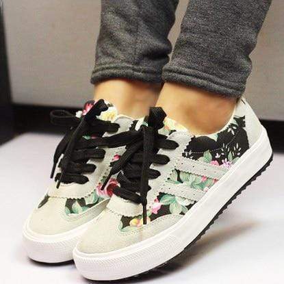 Women casual shoes printed casual shoes women canvas shoes tenis feminino 2018 new arrival fashion women sneakers JadeMoghul Inc. 