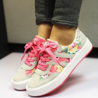 Women casual shoes printed casual shoes women canvas shoes tenis feminino 2018 new arrival fashion women sneakers JadeMoghul Inc. 
