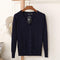 Women Casual Solid Color V Neck Cardigan-white-XL-JadeMoghul Inc.