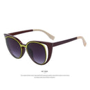 Women Cat Eye Sunglasses In Metal And Acrylic Frame With 100% UV 400 Protection-C07 Yellow-JadeMoghul Inc.