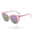 Women Cat Eye Sunglasses In Metal And Acrylic Frame With 100% UV 400 Protection-C09 Pink-JadeMoghul Inc.