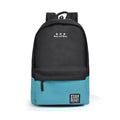 Women Color Block Canvas Basic Backpack-black-Russian Federation-JadeMoghul Inc.