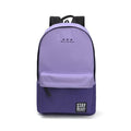 Women Color Block Canvas Basic Backpack-purple-Russian Federation-JadeMoghul Inc.