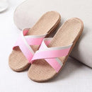 Women Colorful Cotton Straps Beach Sandals / Slippers-19-6-JadeMoghul Inc.