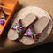 Women Colorful Cotton Straps Beach Sandals / Slippers-25-6-JadeMoghul Inc.