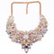 Women Colorful Crystal And Rhinestone Statement Necklace-AB Color-JadeMoghul Inc.