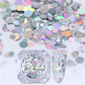 Women Colorful Round Nail Sequins Flakes Nail Art-Color 8-JadeMoghul Inc.