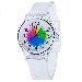 Women Colorful Silicone Transparent Watch-G-JadeMoghul Inc.