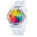 Women Colorful Silicone Transparent Watch-I-JadeMoghul Inc.