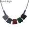 Women Colorful Wood Beads Necklace-colorful-JadeMoghul Inc.
