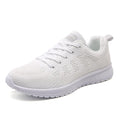 Women Comfortable Running Shoes/ Sneakers With Breathable Mesh Material-White-5-JadeMoghul Inc.