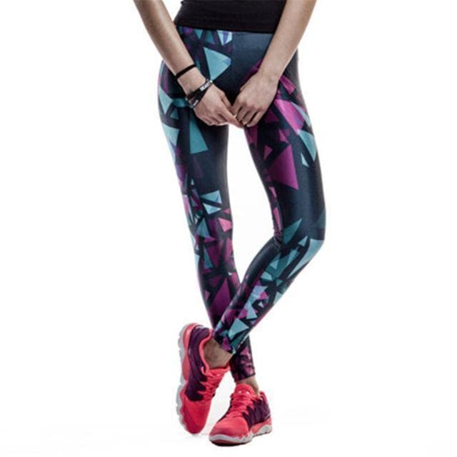 Women Cool Printed Leggings/Workout Pants-KDK1480-L-JadeMoghul Inc.