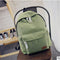 Women Cotton Canvas Backpack In Solid Colors-Green-JadeMoghul Inc.