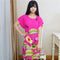 Women Cotton Floral Print Night Shirt Dress-12-One Size-JadeMoghul Inc.