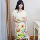 Women Cotton Floral Print Night Shirt Dress-13-One Size-JadeMoghul Inc.