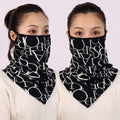 Women Cotton Mask Scarf Face Mascarillas Wraps Floral Print Lady Warm Neck Scarves Foulard Bandana Reusable Outdoor Riding Masks AExp