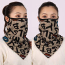 Women Cotton Mask Scarf Face Mascarillas Wraps Floral Print Lady Warm Neck Scarves Foulard Bandana Reusable Outdoor Riding Masks AExp