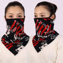 Women Cotton Mask Scarf Face Mascarillas Wraps Floral Print Lady Warm Neck Scarves Foulard Bandana Reusable Outdoor Riding Masks AExp