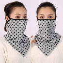Women Cotton Mask Scarf Face Mascarillas Wraps Floral Print Lady Warm Neck Scarves Foulard Bandana Reusable Outdoor Riding Masks AExp