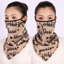 Women Cotton Mask Scarf Face Mascarillas Wraps Floral Print Lady Warm Neck Scarves Foulard Bandana Reusable Outdoor Riding Masks AExp