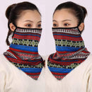 Women Cotton Mask Scarf Face Mascarillas Wraps Floral Print Lady Warm Neck Scarves Foulard Bandana Reusable Outdoor Riding Masks AExp