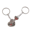 Women Couple I LOVE YOU Letter Heart And Key Ring Set--JadeMoghul Inc.
