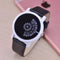 Women Creative Design Hidden Digits Dial Wristwatch-Black white-China-JadeMoghul Inc.