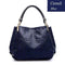 Women Crocodile Embossed Patent Leather Hand Bag-Blue Shoulder Bags-Beautiful bag-JadeMoghul Inc.