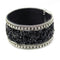 Women Crystal And Stones Leather Cuff Bracelet With Magnetic Clasp-NO 302-JadeMoghul Inc.
