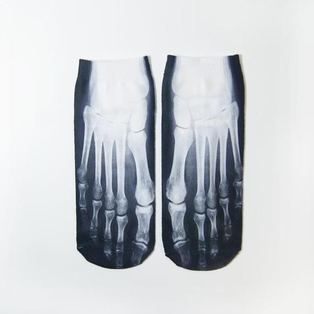 Women Cute 3D Printed Ankle Length Socks-KLJ-JadeMoghul Inc.