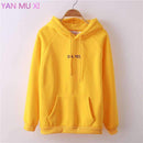 Women Drawstring Soft Fleece Pull Over Hoodie