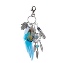 Women Dream Catcher Keychain/ Bag Charm-Blue-JadeMoghul Inc.