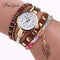 Women Dress Gold Wrist Watch - Women Bracelet Vintage Sport Watch