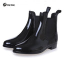 Women easy Slip Ankle Boots-black-5.5-JadeMoghul Inc.