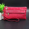 Women Embossed Patent Leather Wristlet-Hot Pink-JadeMoghul Inc.