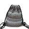 Women Fabric Backpack - Bohemian Chic Ethnic Drawstring Bag-NO 10-JadeMoghul Inc.