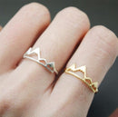 Women Fashion Adjustable Mountain Design Ring-Resizable-Gold-color-JadeMoghul Inc.