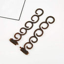 Women Fashion Flower Magic Hair Clip Bride Stylist Queue Twist Plait Hair Braid DIY Hairstyle Styling Hair Accessory JadeMoghul Inc. 