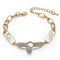 Women Fashion Natural Stone Cluster Adjustable Chain Bracelet-SBR140219-JadeMoghul Inc.