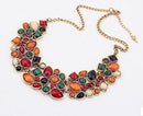 Women Fashion Statement Acrylic Rhinestone Collar Necklace-XL631AAA-JadeMoghul Inc.