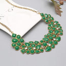 Women Fashion Statement Acrylic Rhinestone Collar Necklace-XL903AA-JadeMoghul Inc.