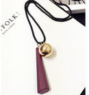 Women Fashionable Long Crystal / Tassel / Metal Necklace-Type 5 1-JadeMoghul Inc.