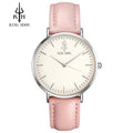 Women Fashionable Quartz Watch / Rose Gold Dress Casual Watch-PINK SILVER WHITE-JadeMoghul Inc.