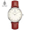 Women Fashionable Quartz Watch / Rose Gold Dress Casual Watch-RED SILVER WHITE-JadeMoghul Inc.
