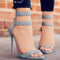 Women Faux suede Braided Strap Stiletto Heel With Buckle Closure-blue-6-JadeMoghul Inc.