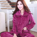 women flannel thick pajamas coral velvet home service long sleeved autumn and winter size winter warm suit lovely pyjamas women-8-L-JadeMoghul Inc.